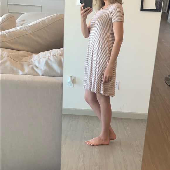 Madewell Striped Swing Dress - Picture 4 of 4